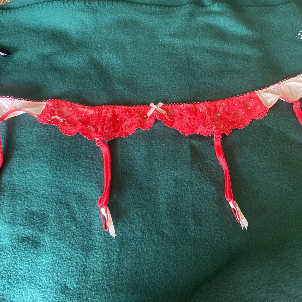 Women’s Sexy Rhinestone Victoria Secret Lingerie Garter